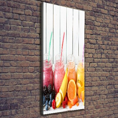 Foto auf leinwand vertikales Farbenfrohe Cocktails