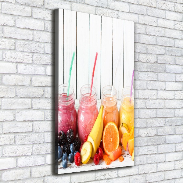 Foto auf leinwand vertikales Farbenfrohe Cocktails