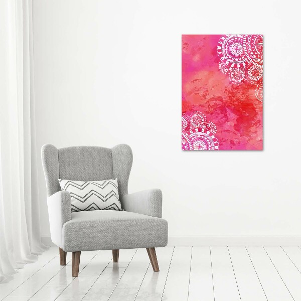 Foto auf leinwand vertikales Ornamente