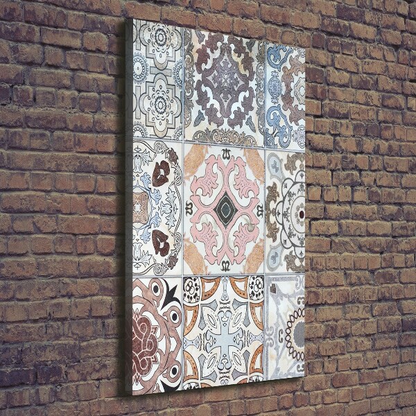 Foto auf leinwand vertikales Keramikfliesen