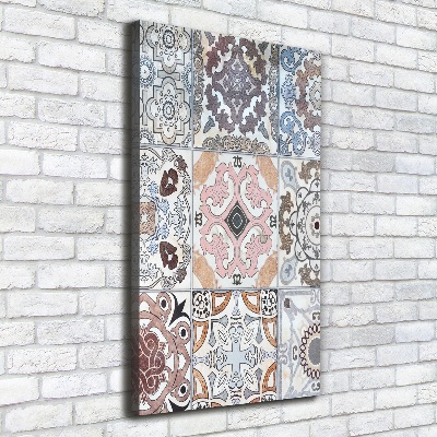 Foto auf leinwand vertikales Keramikfliesen