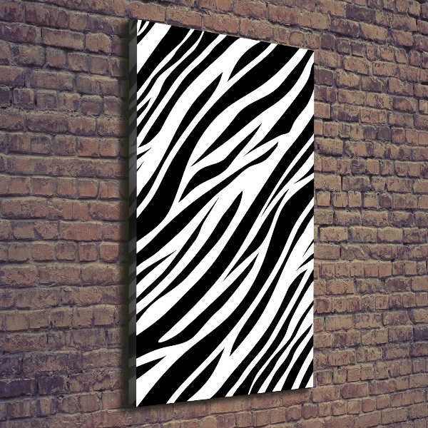 Foto leinwand vertikales Zebra-Hintergrund