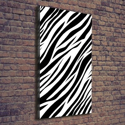 Foto leinwand vertikales Zebra-Hintergrund