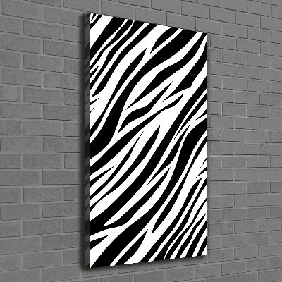 Foto leinwand vertikales Zebra-Hintergrund