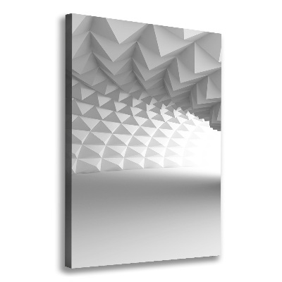 Foto auf leinwand vertikales Abstrakter Tunnel