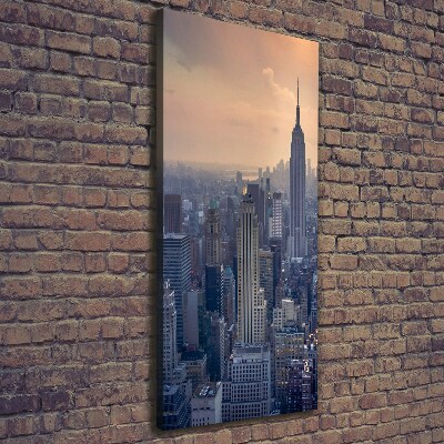 Wandbild vertikales Manhattan, New York