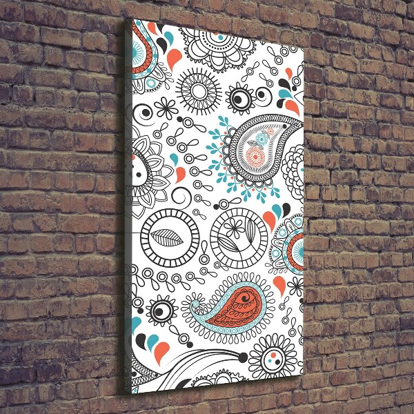 Wandbild vertikales Ornamente