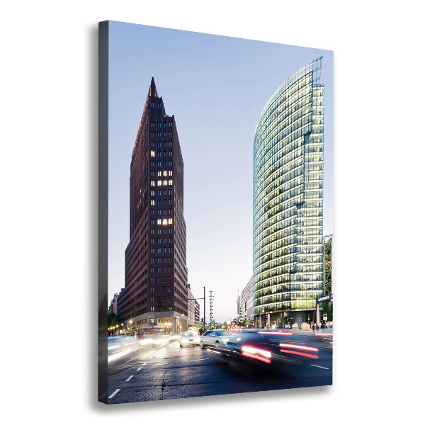 Foto auf leinwand vertikales Wolkenkratzer