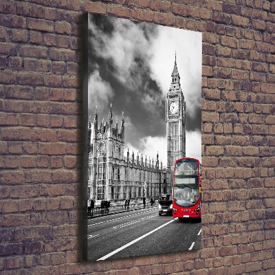 Foto leinwand vertikales Big Ben London