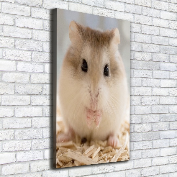 Foto auf leinwand vertikales Hamster