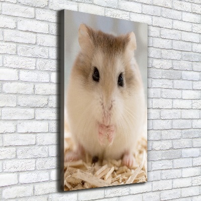 Foto auf leinwand vertikales Hamster