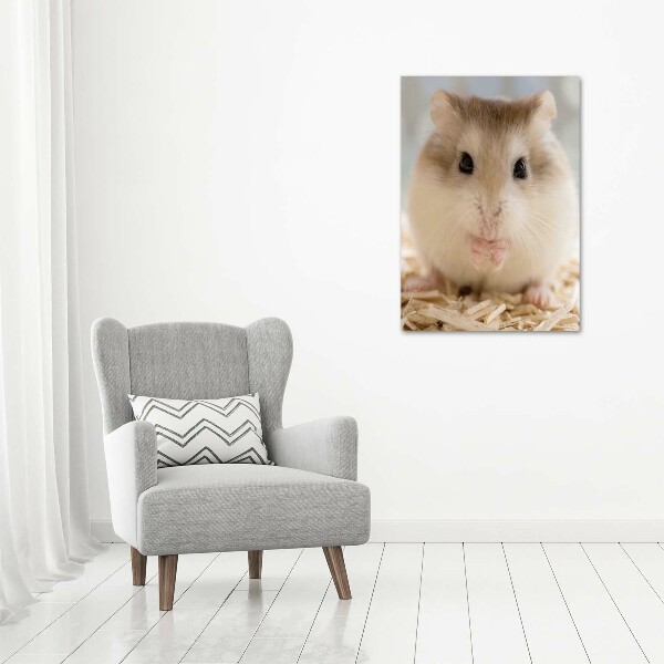 Foto auf leinwand vertikales Hamster