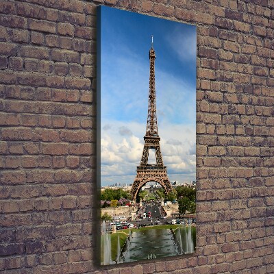 Foto auf leinwand vertikales Eiffelturm Paris
