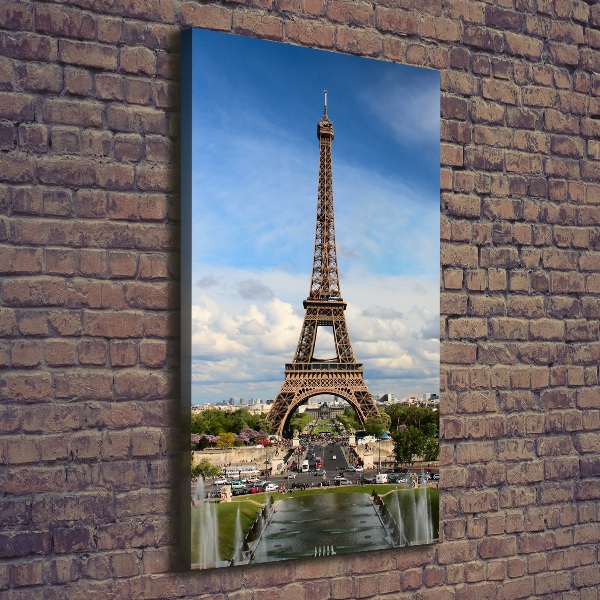 Foto auf leinwand vertikales Eiffelturm Paris