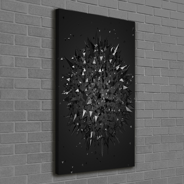 Foto leinwand vertikales 3D-Abstraktion