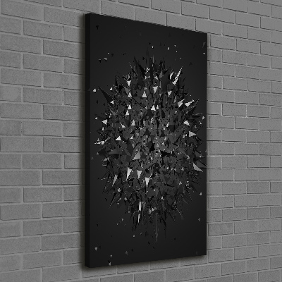 Foto leinwand vertikales 3D-Abstraktion