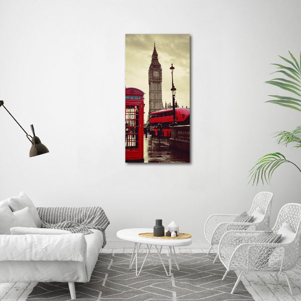 Wandbild vertikales Big Ben London