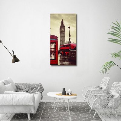 Wandbild vertikales Big Ben London