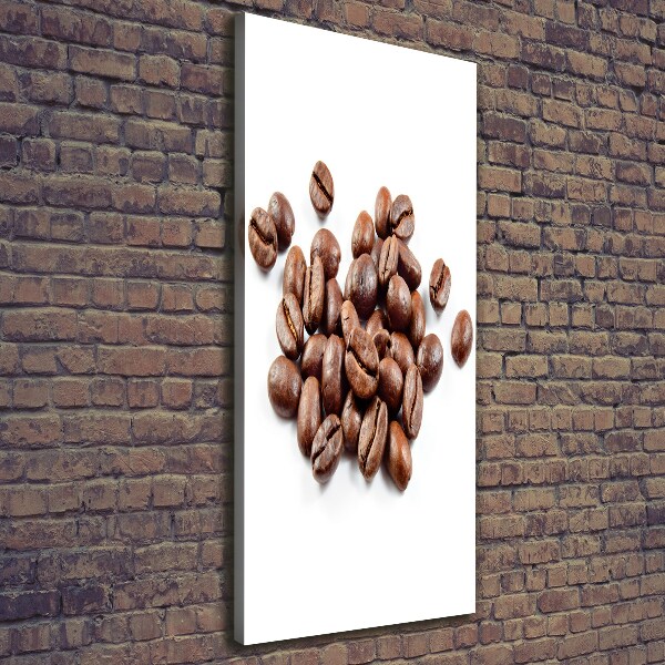 Foto leinwand vertikales Kaffeebohnen