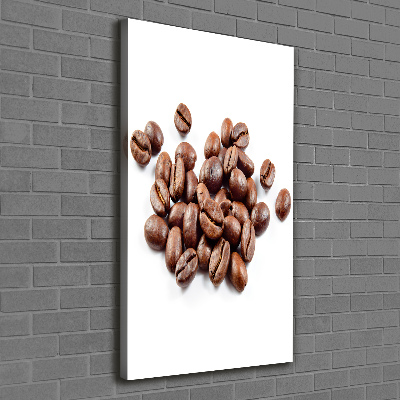 Foto leinwand vertikales Kaffeebohnen