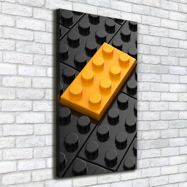 Wandbild vertikales Lego