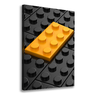 Wandbild vertikales Lego