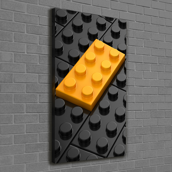 Wandbild vertikales Lego