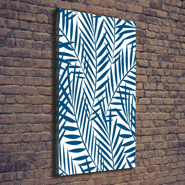 Foto auf leinwand vertikales Tropische Blätter