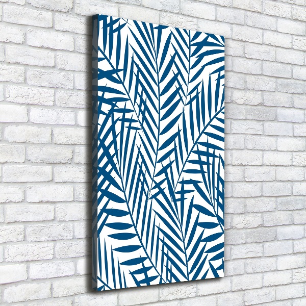 Foto auf leinwand vertikales Tropische Blätter