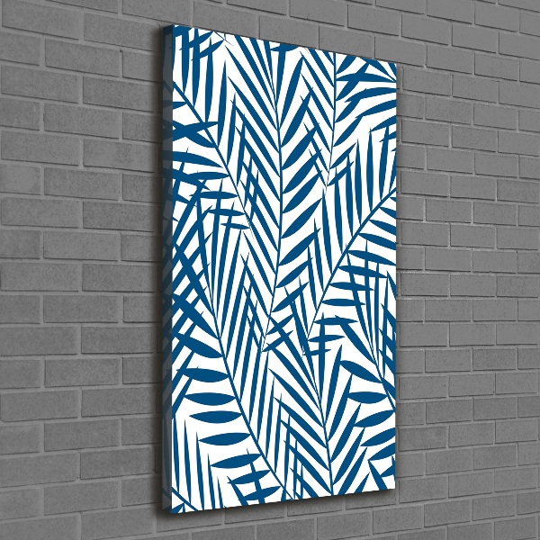 Foto auf leinwand vertikales Tropische Blätter