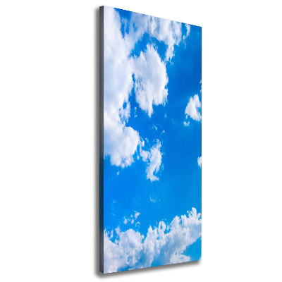 Wandbild vertikales Wolken am Himmel