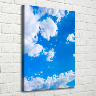 Wandbild vertikales Wolken am Himmel