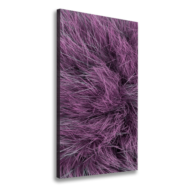 Foto auf leinwand vertikales Rosa Fell