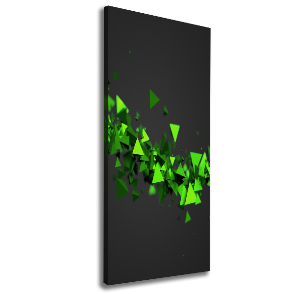 Wandbild vertikales Geometrische Welle