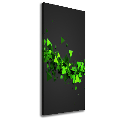 Wandbild vertikales Geometrische Welle