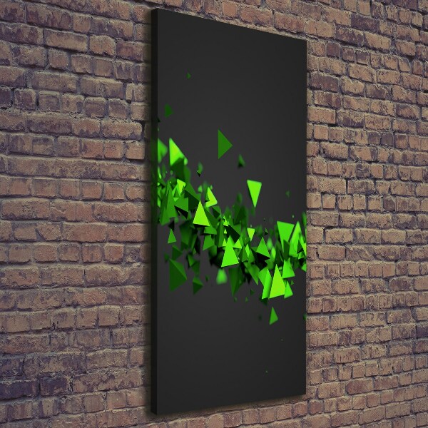 Wandbild vertikales Geometrische Welle