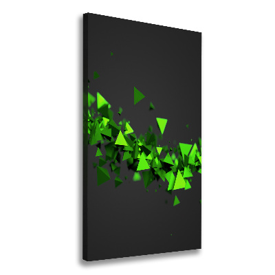 Wandbild vertikales Geometrische Welle