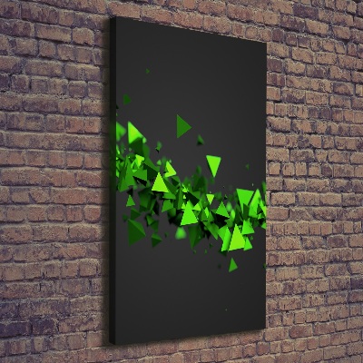 Wandbild vertikales Geometrische Welle