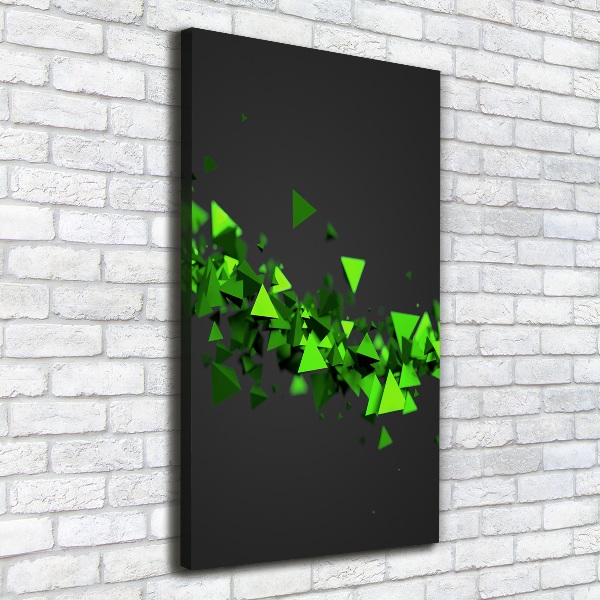 Wandbild vertikales Geometrische Welle