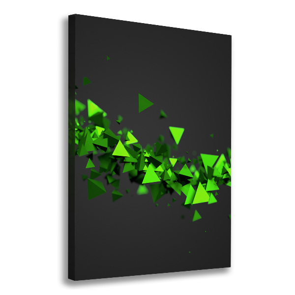 Wandbild vertikales Geometrische Welle