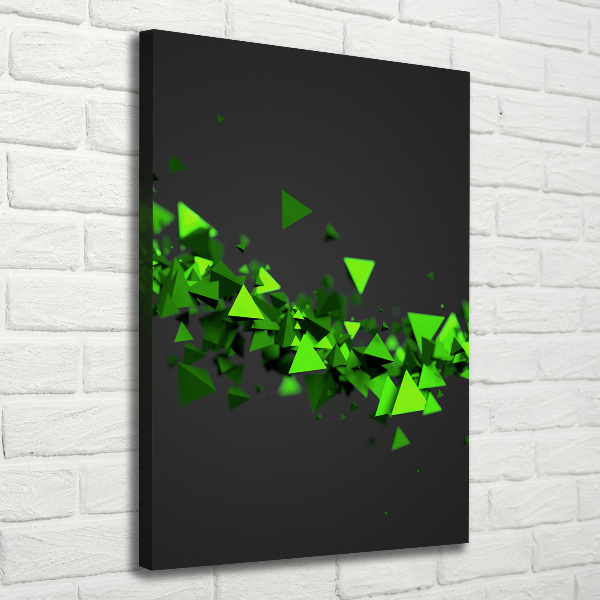 Wandbild vertikales Geometrische Welle