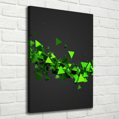 Wandbild vertikales Geometrische Welle