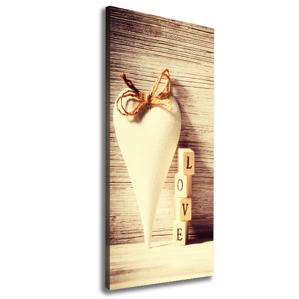 Wandbild vertikales Liebe