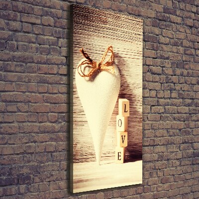 Wandbild vertikales Liebe
