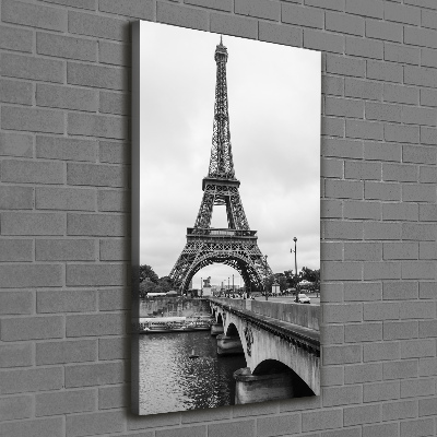 Foto leinwand vertikales Eiffelturm Paris