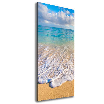 Foto auf leinwand vertikales Tropischer Strand