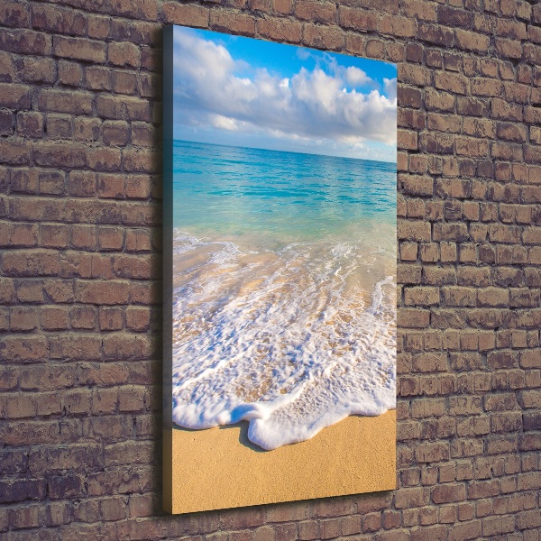 Foto auf leinwand vertikales Tropischer Strand