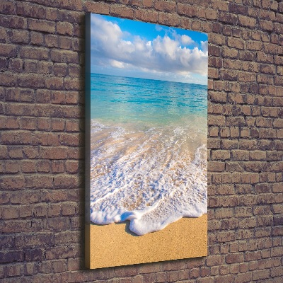 Foto auf leinwand vertikales Tropischer Strand