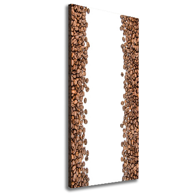 Foto leinwand vertikales Kaffeebohnen