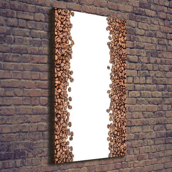 Foto leinwand vertikales Kaffeebohnen